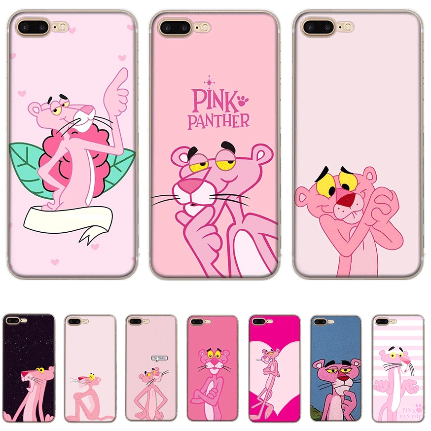 Mobile Phone Case for iPhone 11 Pro X XS Max XR 6 6S 7 8 Plus 5 5S SE Hard Cover Pink Panther Shell Casing | Мобильные телефоны и
