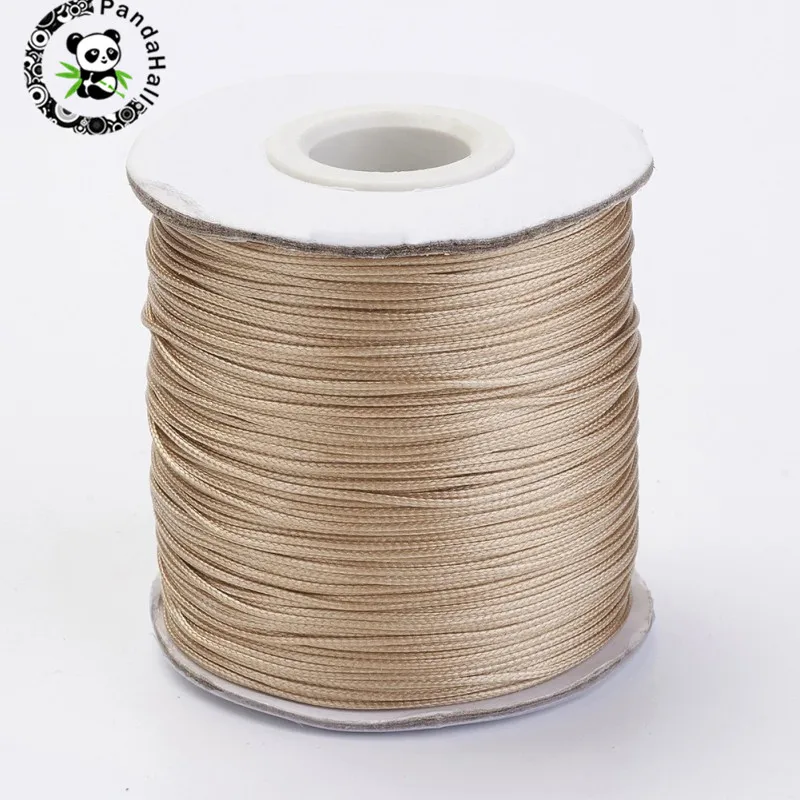117 Goldenrod Pandahall 1 рулон 0,5 мм корейский вощеный полиэфирный шнур для изготовления нанизывающих материалов 38 цветов - Цвет: 117 Goldenrod