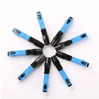 

Free Shipping 200pcs/Lot 0.3dB Optic Fiber Fast Connector FTTH SC/UPC Single Mode Quick Connector Better qualitythan 3M 8802