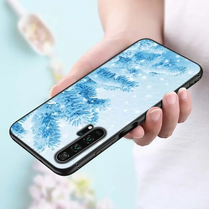 Style 11 Черный силиконовый чехол пейзаж зимний светильник снег для huawei Honor 10i 9X8X20 10 9 Lite 8 8A 7A 7C Pro Lite чехол для телефона - Цвет: Style 11