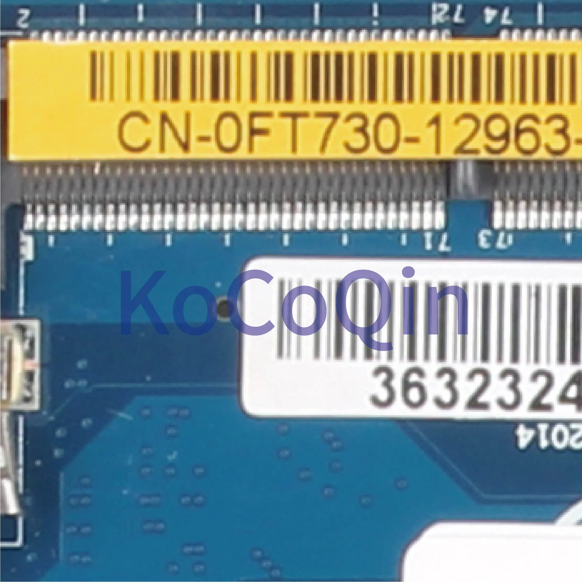 KoCoQin Laptop motherboard For DELL Latitude E5450 0FT730 CN-0FT730 SR23X i5-5300U CPU ZAM71 LA-A904P Mainboard perfect work