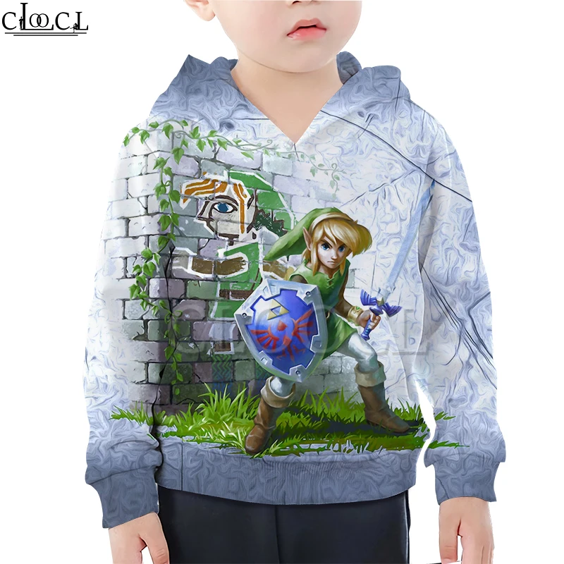  Kids Game The Legend of Zelda Breath of The Wild 3D Printed Hoodie Boy Girl Sweatshirt Baby Daughte