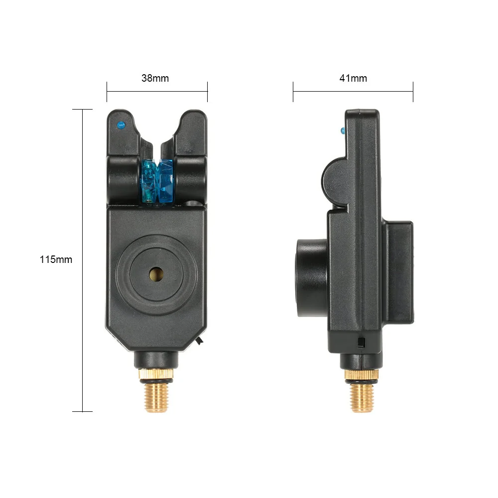 Светодиодный светильник сигнализатор укуса рыбы звуковой сигнал индикатор