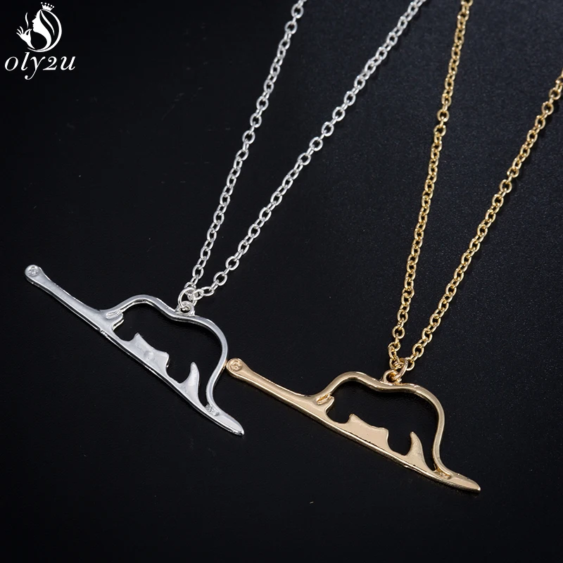 Fashion Necklace Fashion Little Prince Necklaces Women Movie Jewelry Cute Le Petit Prince Charms Necklace Snake Elephant Accessories Gift