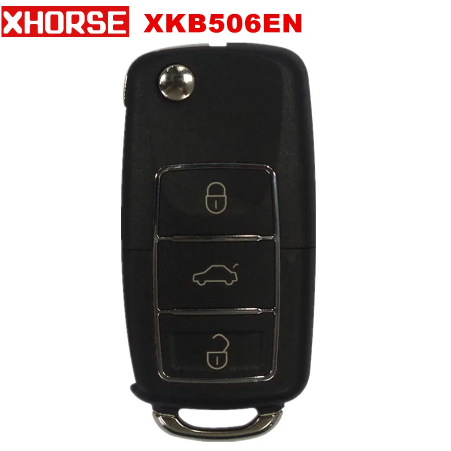 Проводной дистанционный ключ Xhorse XKB506EN 5 шт./лот 3 кнопки для VVDI VVDI2 Key Tool (английская версия)| |