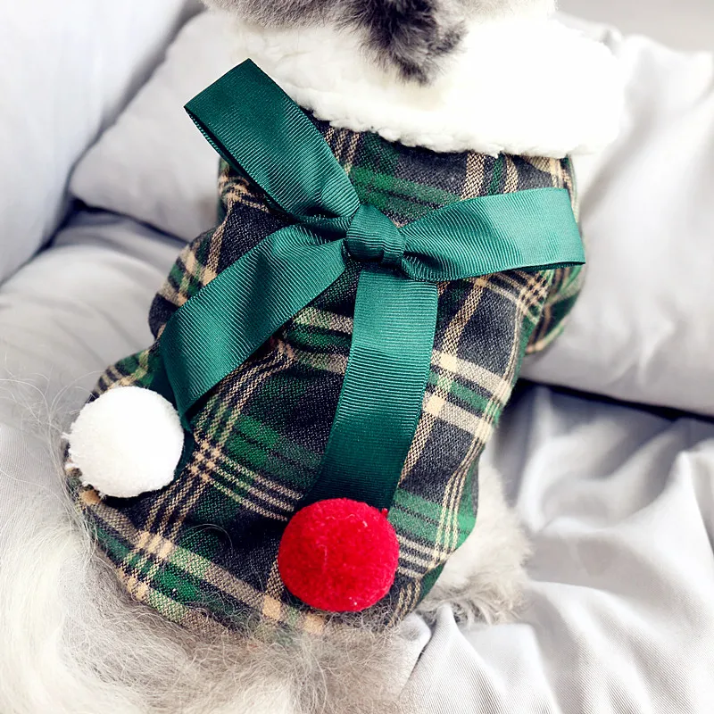 Теплое зимнее пальто для собаки куртка Рождественская Одежда для собак Одежда для щенков Одежда для маленьких домашних животных Чихуахуа кошка одежда для щенков пуделя Bichon