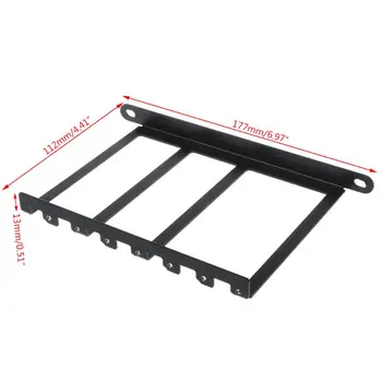 

Metal Graphics VGA Card Holder Aluminum Alloy VGA Bracket Graphics Card Front Side Converted Support with 4/7 Holes 95AD