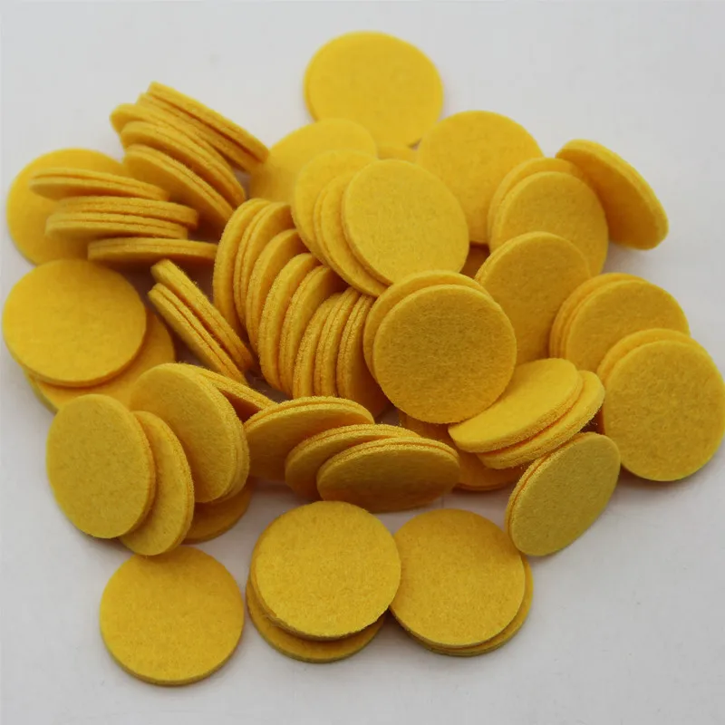 25MM 150pc Round Felt Fabric Nonwoven Cloth Felts For Sewing Dolls Craft Accessories Scrapbook Home Wall Decor Stickers