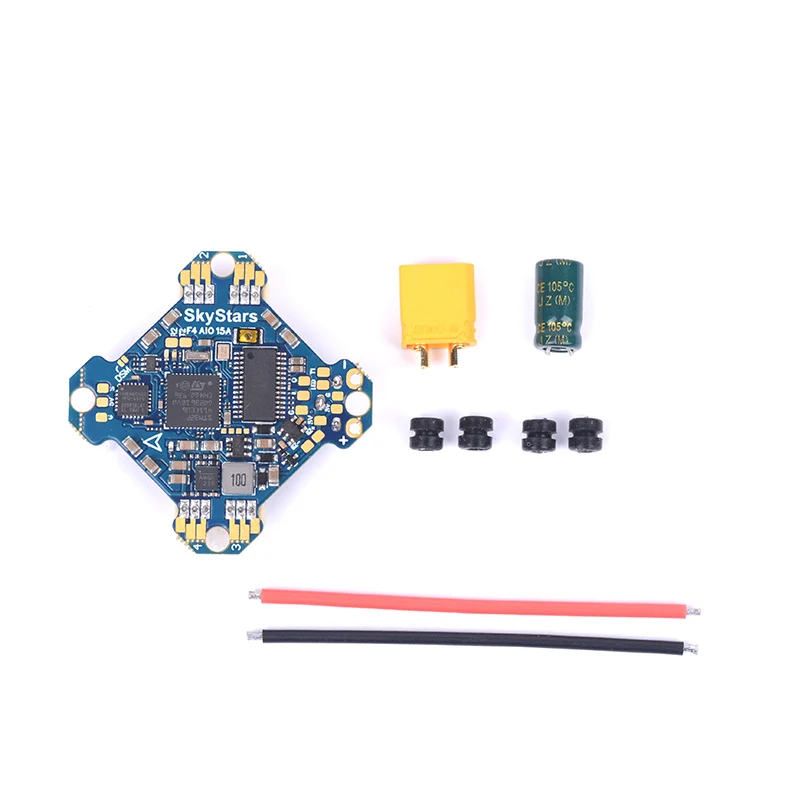 $29.98 Skystars Kramam Betaflight F411 AIO F4 Flight Controller 15A 4IN1 ESC 24S Dshot For RC