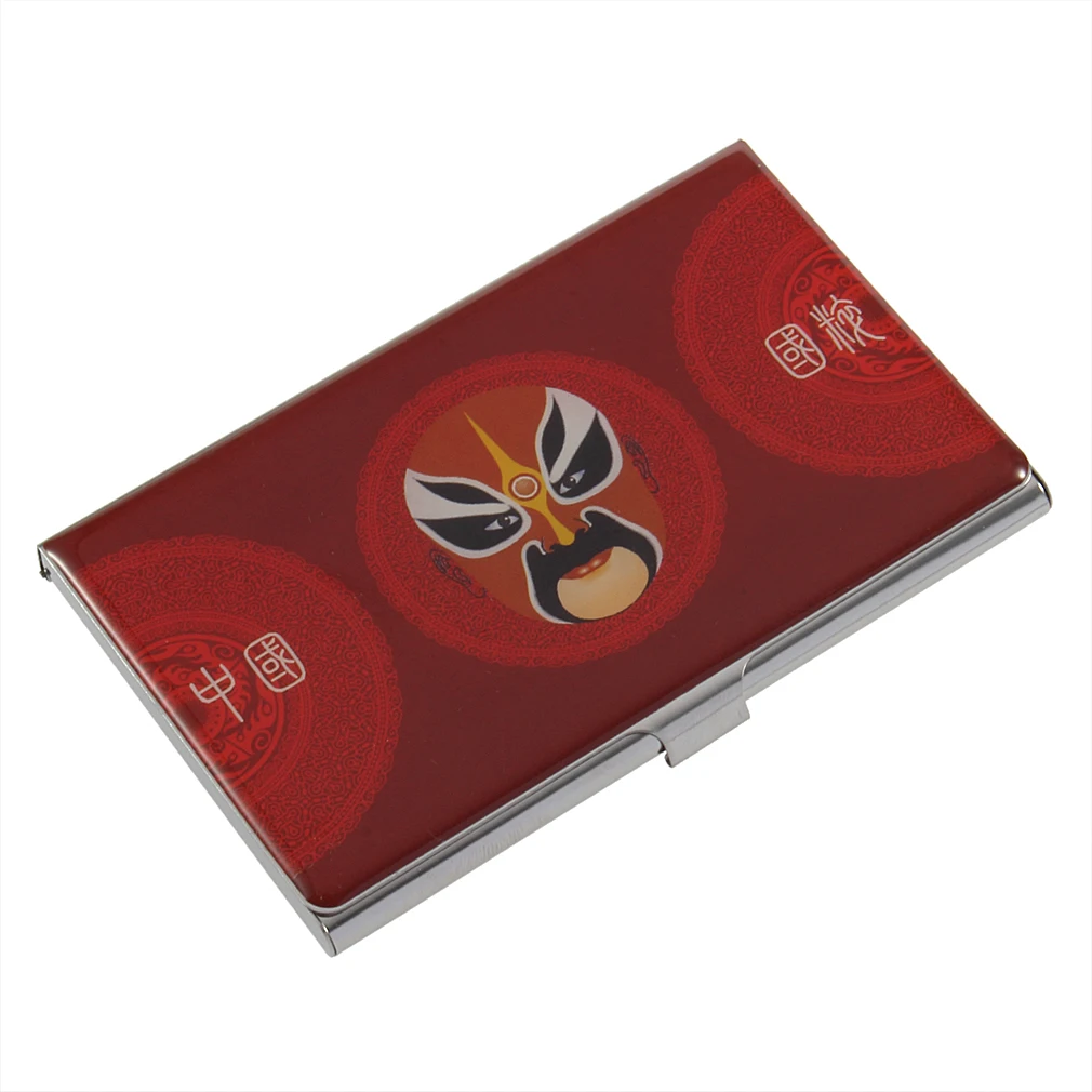 Unique Chinese Style Stainless Business Name Credit Card Cards Slim Holder Case