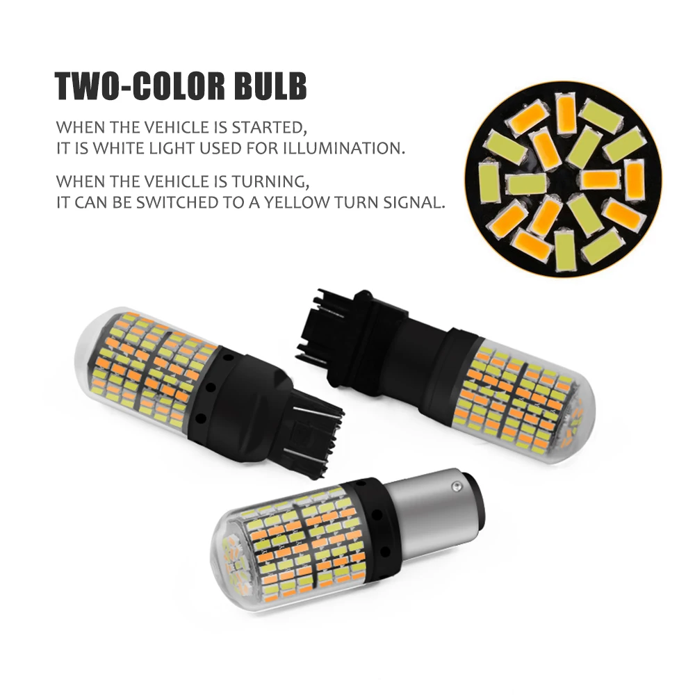 2 шт. 1157 3157 7443 168smd Шина CAN автомобиль светодиод указатель поворота НЕТ ОШИБОК Нет Hyper FLASH S25 1157 BAY15D T20 7443 лампы стоп сигнала супер яркий