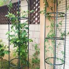 Подняться Арбор китайская Роза клематис лотоса на открытом воздухе Колонка Форма Европейский Стиль цветок стеллаж для горшков нести цветок Поддержка Каркас Закрытый
