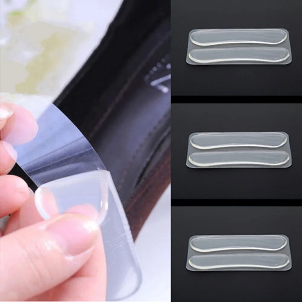 Gel Silicone Heel Grip Back Liner Shoe Insole Pad Foot Care Protector Comfort Pads Feet Care Accessories Gel Silicone Heel Grip Back Liner Shoe Insole Pad Foot Care Protector Comfort Pads Feet Care Accessories
