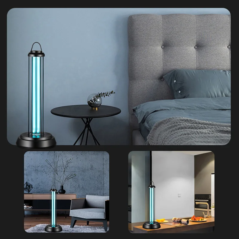 

Mobile UV Lamp Light 220V 38W Remote Household Portable for Bedroom Kitchen Office LAD-sale