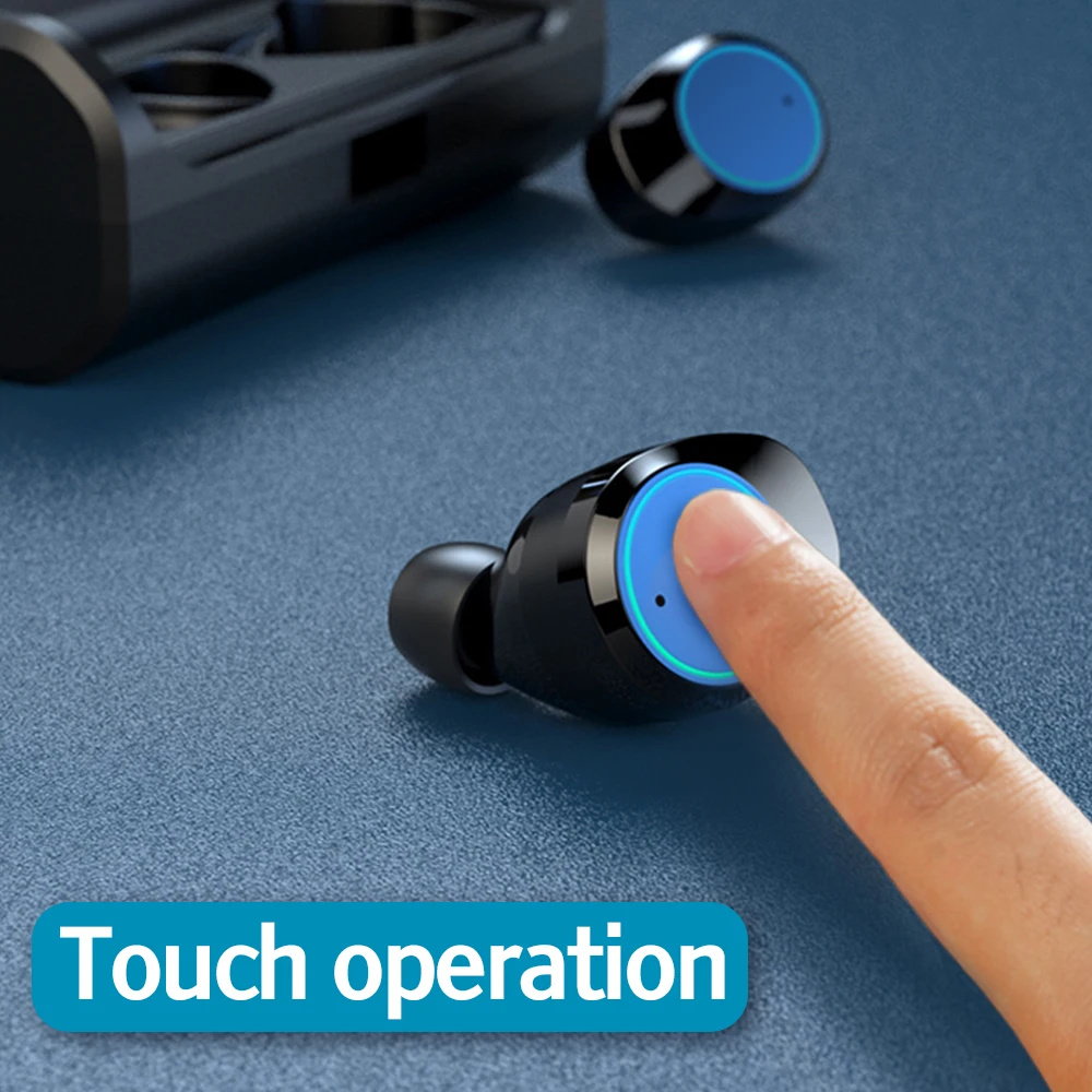 Светодиодный дисплей питания, Bluetooth наушники, TWS, стерео, бизнес, Bluetooth гарнитура, беспроводные наушники с 4000 мАч зарядным устройством