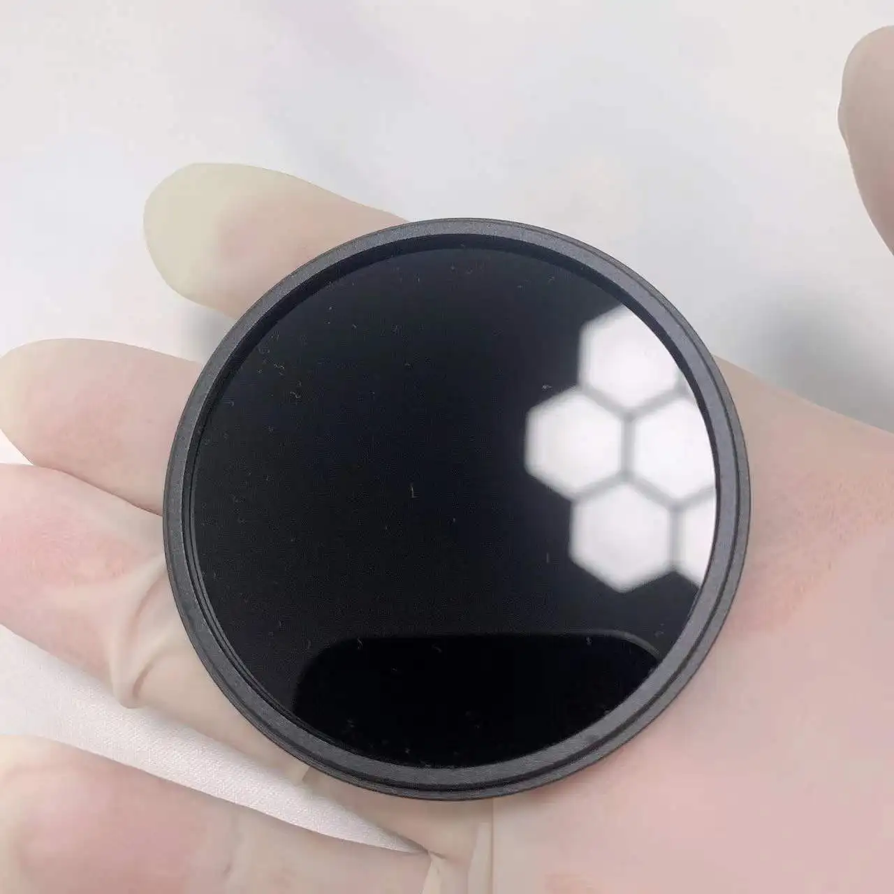 카메라용 UV 통과 필터 유리 타입, 여러 가지 크기 77mm 원형 나사 렌즈, 365nm ZWB2 UG1