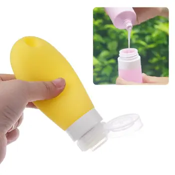 

1 Pc Silicone Travel Bottle Portable Leak Proof Travel Cosmetic Containers Bottles For Shampoo Body Lotion 896D