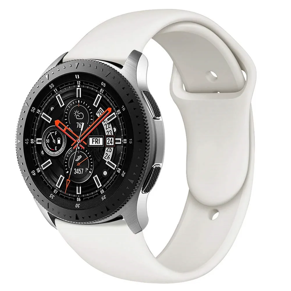 Совместим с samsung Galaxy Watch 46 мм полосы 22 мм спортивные силиконовые ремешки браслеты браслет для gear S3 классический frontier