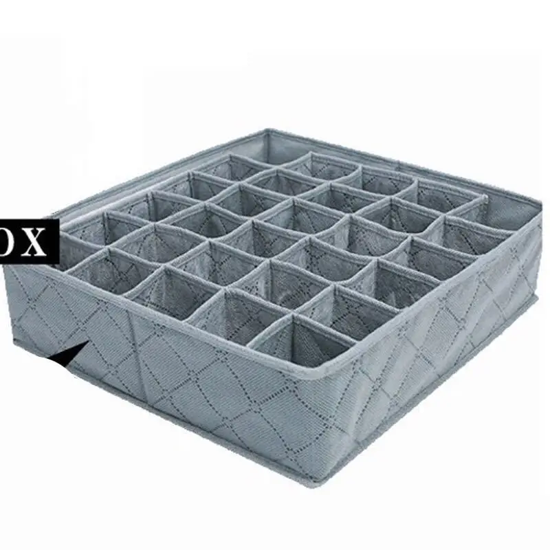

Bamboo Charcoal 30 Lattice-Free Partition Bra Underwear Knicker Socks Storage Finishing Box