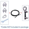 Gym Wire Rope Cable Components for Home Gym Cable Machine Accessories Ball Stopper Replacement Fitness Exercise Attachment 5