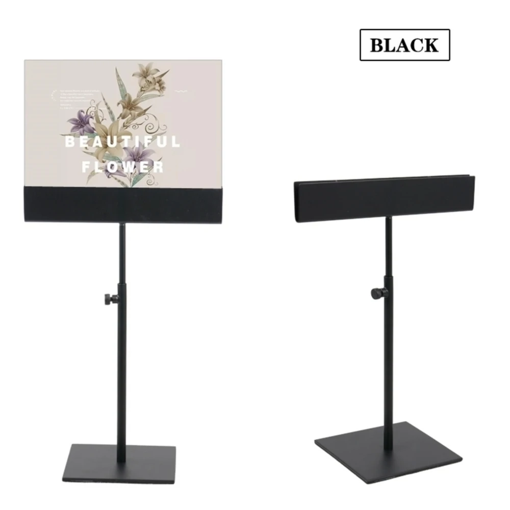 Adjustable Menu Display Stand Kt Board Double-sided Holder for A4 Pop Poster Modern Design Desktop Hb34 | Дом и сад