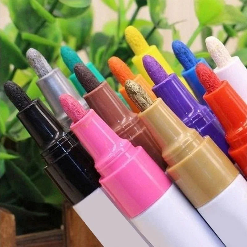 Car tire paint pen Waterproof Permanent Paint Marker Pen(10 colors optional