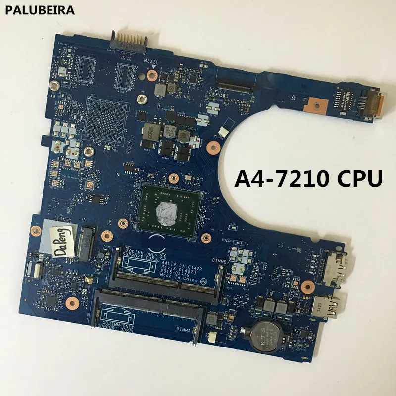 PALUBEIRA LA-C142P CN-0799KM 799 км для DELL INSPIRON серии 5555 5455 материнская плата для ноутбука AAL12 LA-C142P A4-7210 материнская плата для процессора