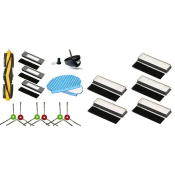 

Primary Side Brush HEPA Filter Kit with HEPA Filter for Ecovacs Deebot OZMO 950 Robot Vacuum Cleaner Accessories
