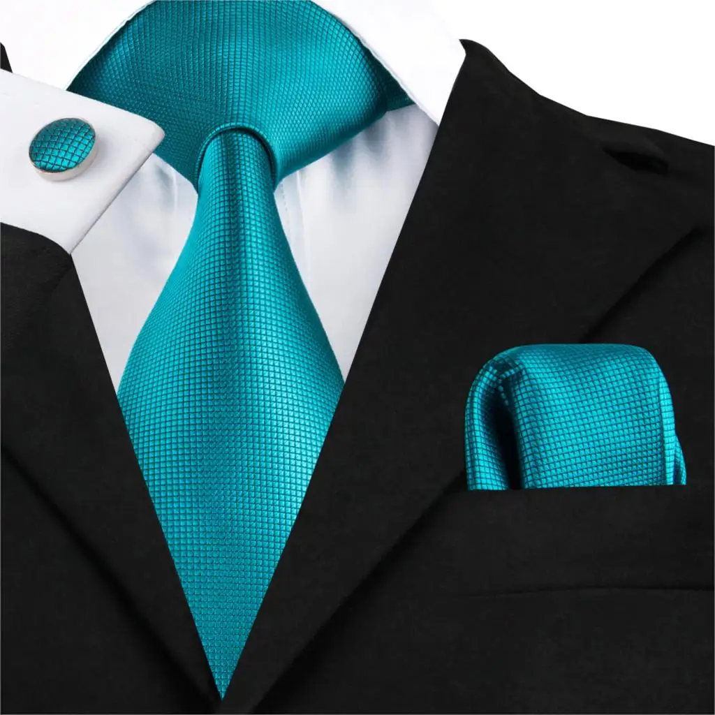 Мужской Шелковый галстук однотонный синий галстук-бабочка в полоску для свадьбы бизнес Подарочная коробка галстук набор бутоньерка карманные Квадратные запонки галстук Hi-Tie - Цвет: SN-221