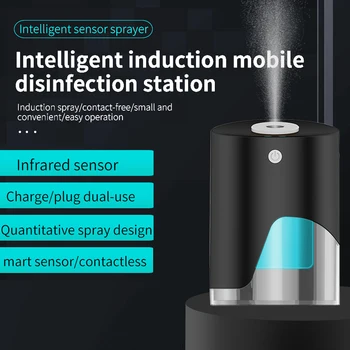 

Mini Touchless Automatic Induction Alcohol Sprayer Soap Dispenser Disinfection Alexa Google Home Liquid Soap Dispensers Hardware