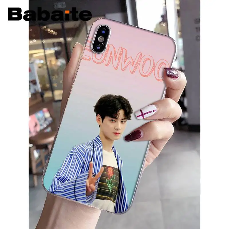 A16 Babaite cha eunwoo корейский oppa окрашенный красивый милый чехол для телефона для iPhone 8 7 6 6S Plus X XS MAX 5 5S SE XR 11 11pro 11promax - Цвет: A16