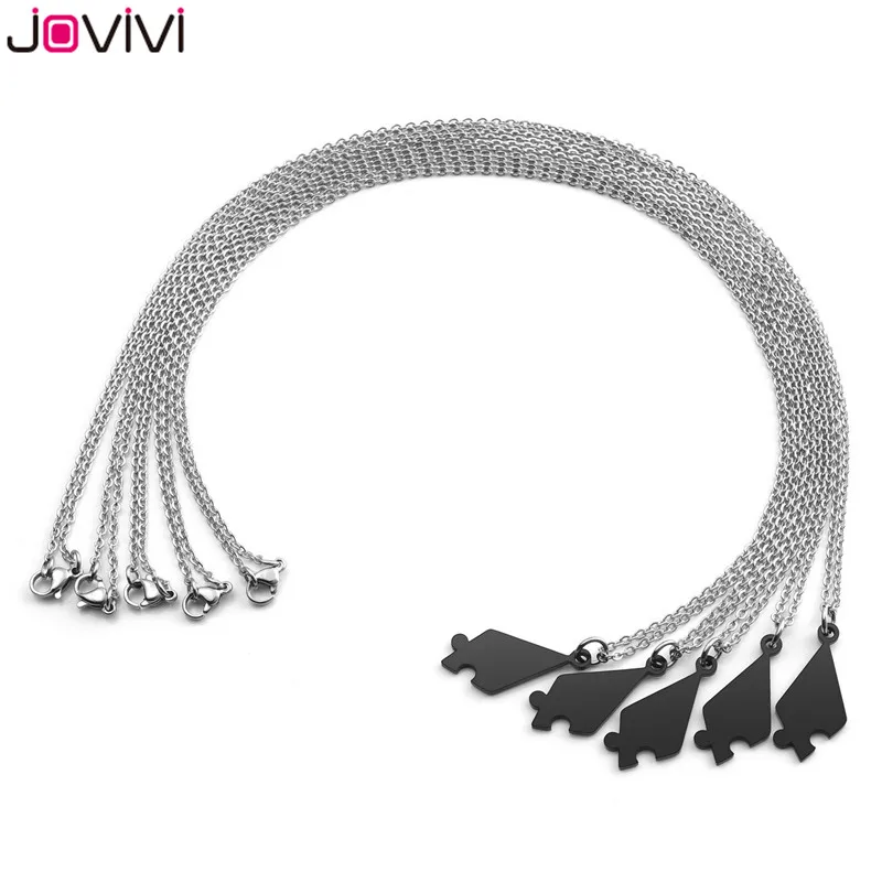 Jovivi из нержавеющей стали 5/6 шт Лучшие Друзья Ожерелье s Дружба Очарование части головоломки Кулон ожерелье ювелирные изделия подарок на день рождения