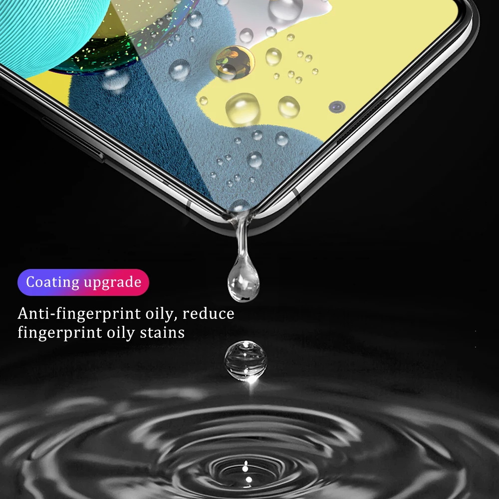 Подушка безопасности закаленное стекло для Samsung Galaxy A51 A50 Защитная пленка экрана