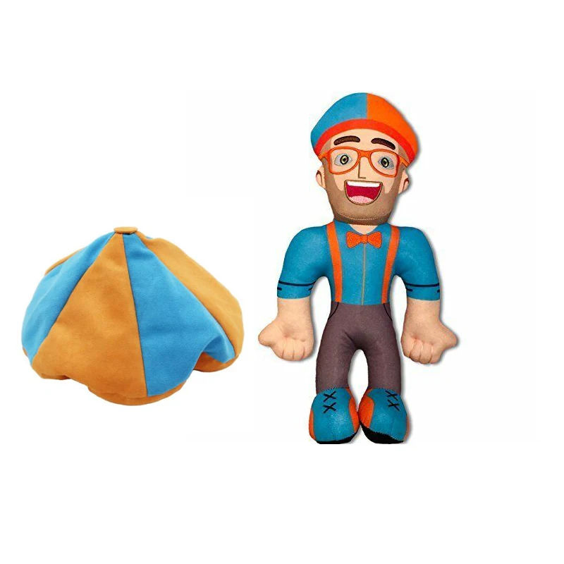 13 дюймов Blippi плюшевые куклы мягкие игрушки для малышей подарок Косплэй