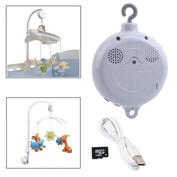 

Bed Bell High Quality Useful Easy To Use Baby Bed Bells Intelligent Card Music Box Simple Multi Function SD Card Bed Bells