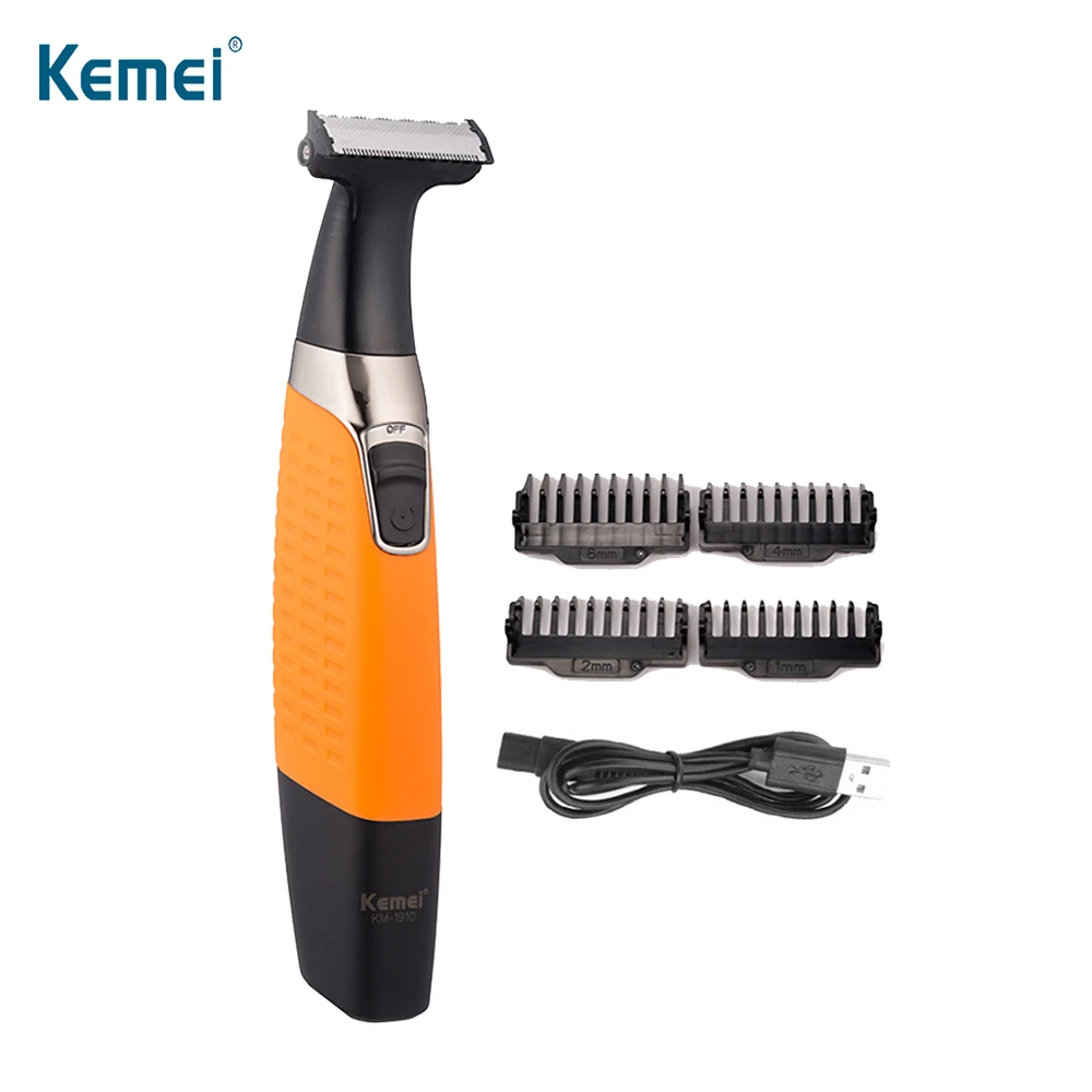 

KEMEI Rechargeable Hair Trimmer One Blade Electric Shaver Beard Shaver Electric Razor Body Trimmer For Men Shaving Machine