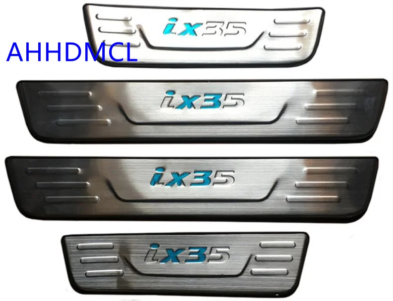 Автомобильная Накладка на порог полосы порога полосы для hyundai iX35 2010 2011 2012 2013