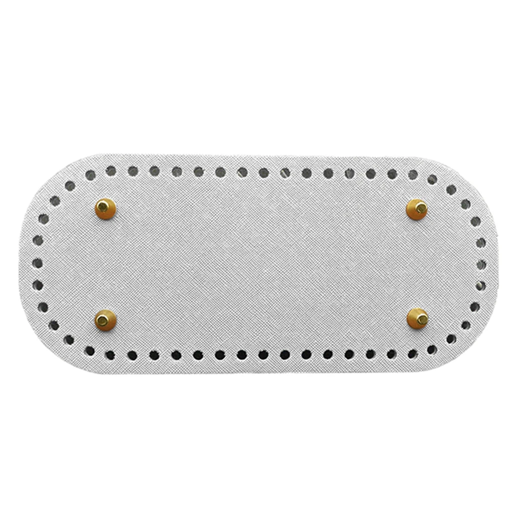 PU Leather Bags Bottom Pre-drilled Pad Insert Shaper Mat DIY Bag Making PU Leather Bags Bottom Pre-drilled Pad Insert Shaper Mat DIY Bag Making