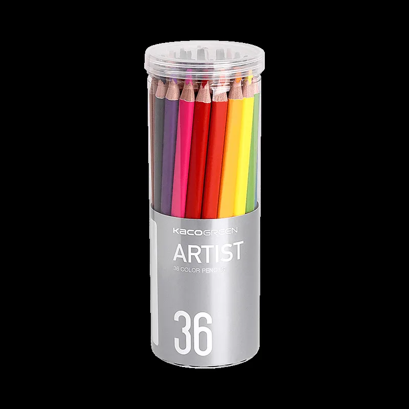 Многоцветный Xiaomi Artist color Art 36 Цвет карандаш толстый свинец ядро не легко сломать ядро изысканный кисти Xiomi карандаш для рисования - Цвет: Многоцветный