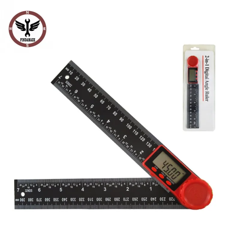  Electron Angle Digital Ruler Angle Inclinometer Angle Digital Ruler Electron Goniometer Protractor 