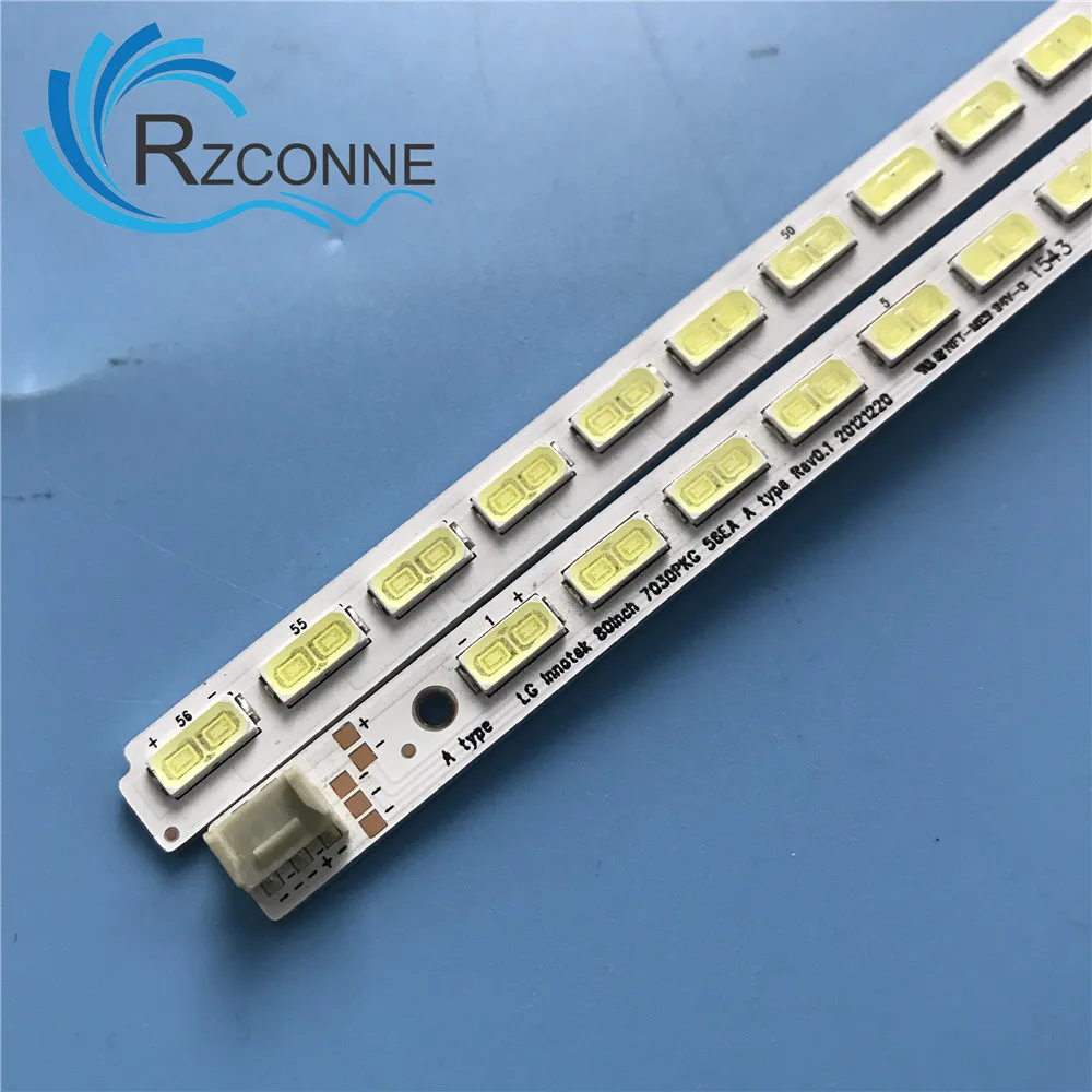 Lâmpada de Tira de Luz de Fundo Led para Sharp Innotek 80 7030pkg 56ea a tipo b Lc80c6500u 80le650u 80le657u 80le757u M801d-a3r - Imagem 3