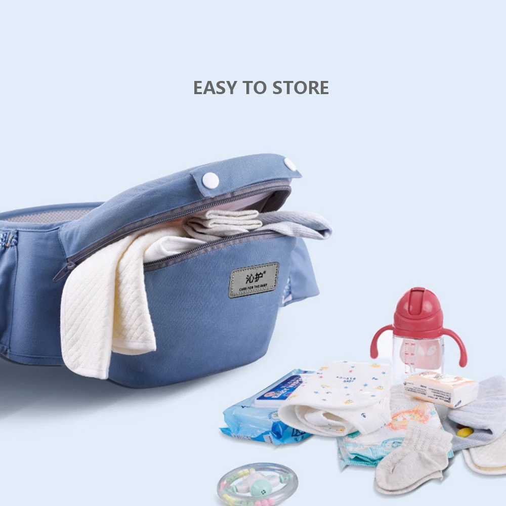 LOOYZKIT Infant Kangaroo Hipseat For Newborn Stools Baby Carrier Front Facing Baby Carrier Comfortable Sling Backpack Pouch Wrap