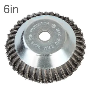 

Mower twisting and beating wheel wire weeding disc Rust removal Ground Moss Removal Agriculture Forestry