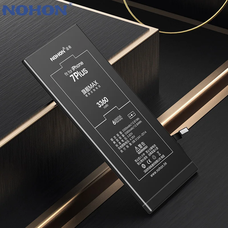 NOHON литиевая батарея для Apple iPhone 7Plus 8Plus 6SPlus 6 Plus 7 8 6S Bateria Max емкость телефона замена