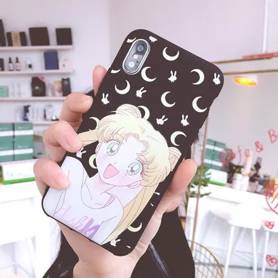 As shown in Redmi note 8 милый 3D Сейлор Мун чехол для телефона Xiaomi 9 9se 8se redmi note 4/5/6/7/7 pro/Max/mix 3 мультяшная задняя крышка - Цвет: As shown in