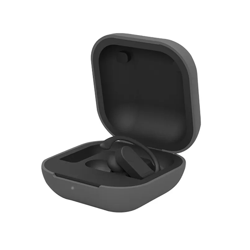 Силиконовый защитный чехол для Beats-Powerbeats Pro защитный чехол ударопрочный к царапинам 40SEP26 - Цвет: Серый