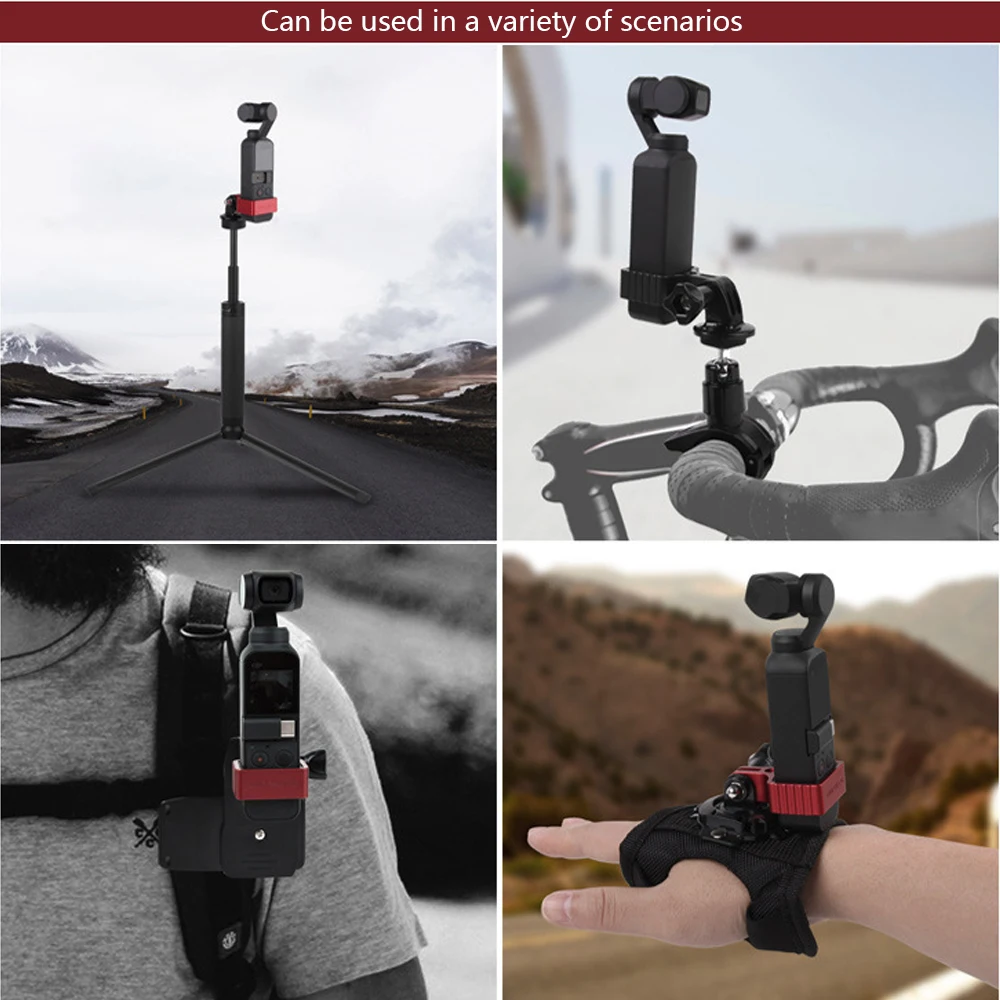 Металлический адаптер расширения для DJI Osmo Pocket 1/4 дюймов Gopro адаптер для штатива ручной карданный Osmo Pocket аксессуары