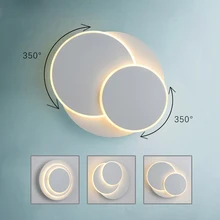 

LED Wall Lamp Living Room Decoration Wall Light Home Lighting Fixture Loft Stair Light Round/Square Aluminum AC90-260V 110V 220V