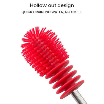 

Silicone Bottle Brush Cute Brush Unique design For Baby Bottles Scrubbing Silicone Cleaning Tool Children For Bottles Cleaning