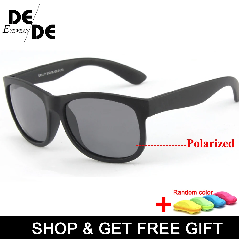 Polarized Kids Sunglasses Children Boys Girls Safety Brand Glasses Flexible Rubber Frame Child Shades